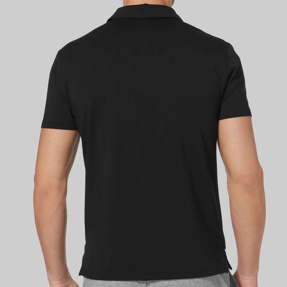 Tommy John Men’s Black Polo Shirt Medium NWT - Picture 2 of 5
